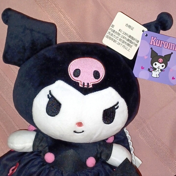 Kuromi, Hand Crafted Bow and Barrettes - Picture 10 of 11